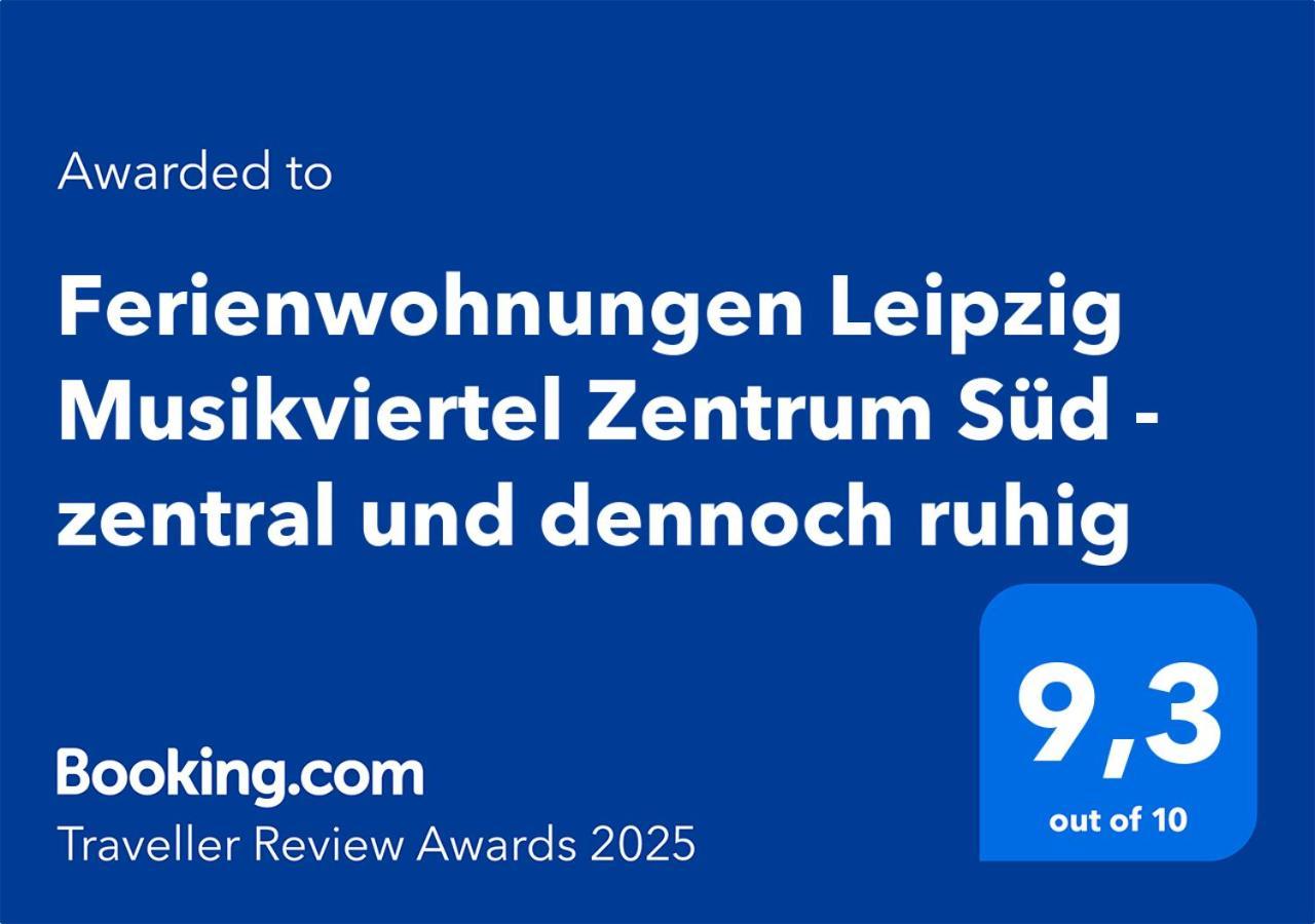 Ferienwohnungen Leipzig Musikviertel Zentrum Sued - Zentral Und Dennoch Ruhig Екстериор снимка